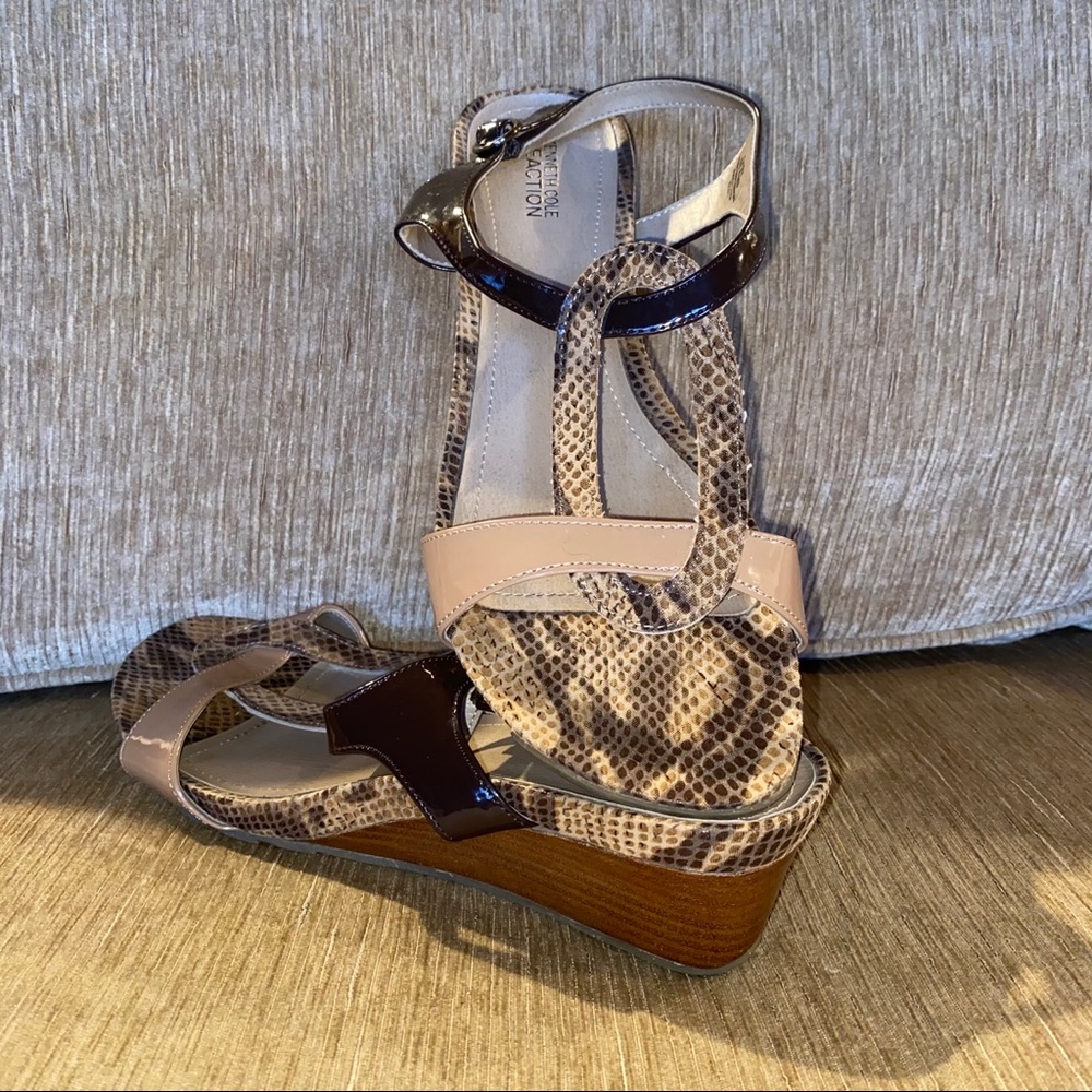 Kenneth Cole Reaction Size 10 Wedge Sandals